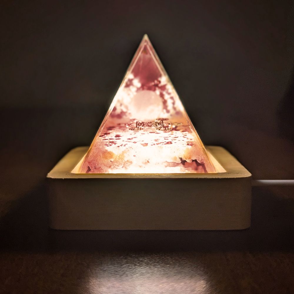 P-USB | Base lumineuse DEL en bois à chargement USB