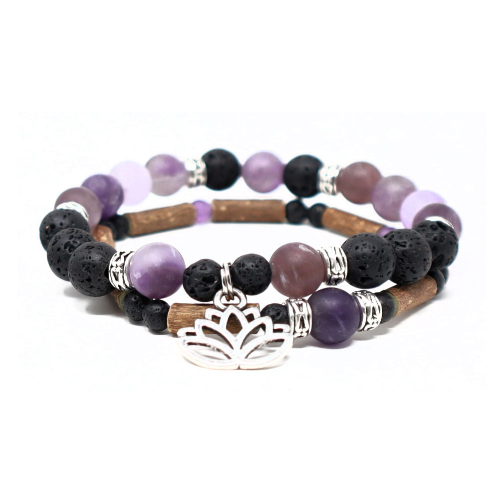 X01 | Amethyst Diffuser Bracelets