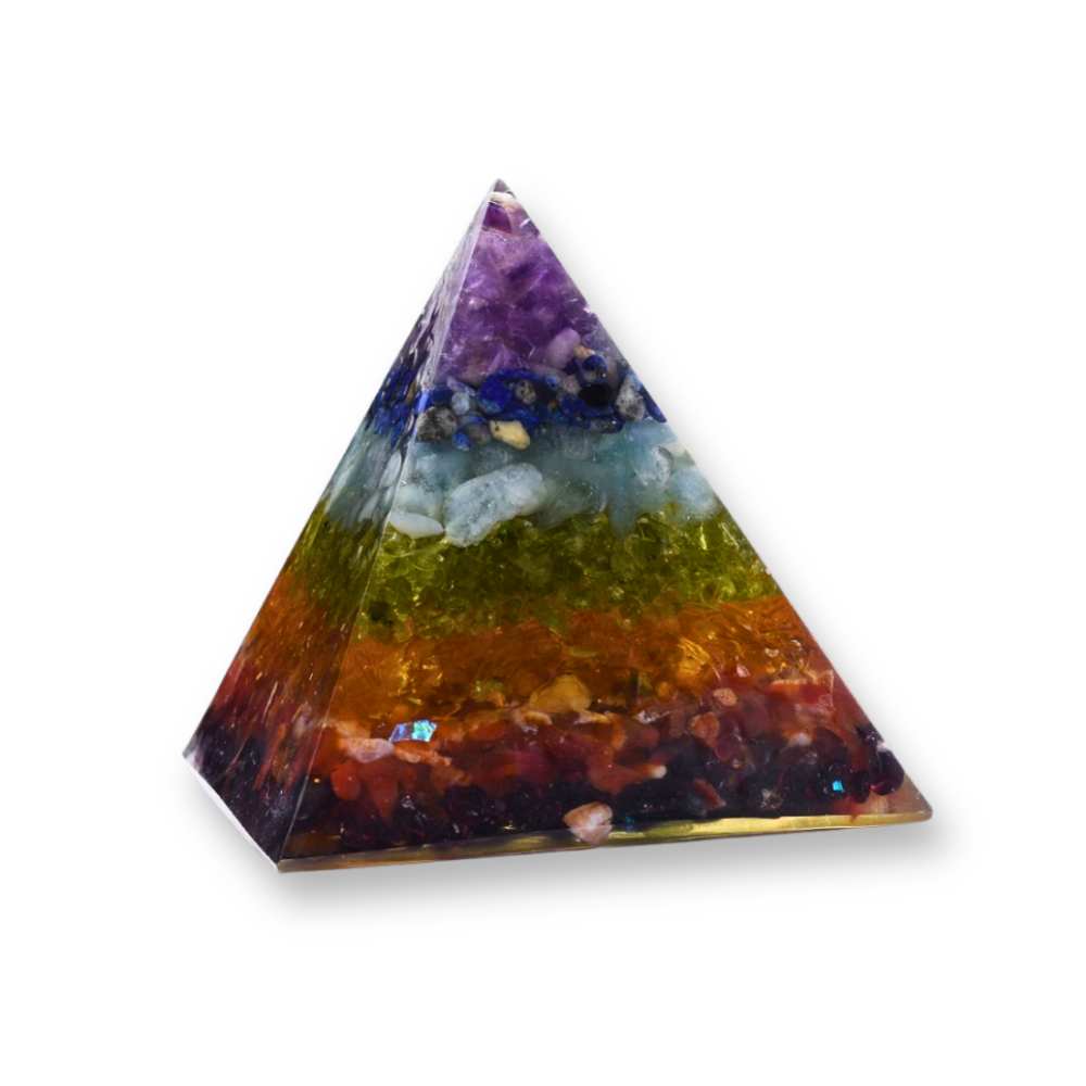 P18 | Chakras Orgonite Pyramid