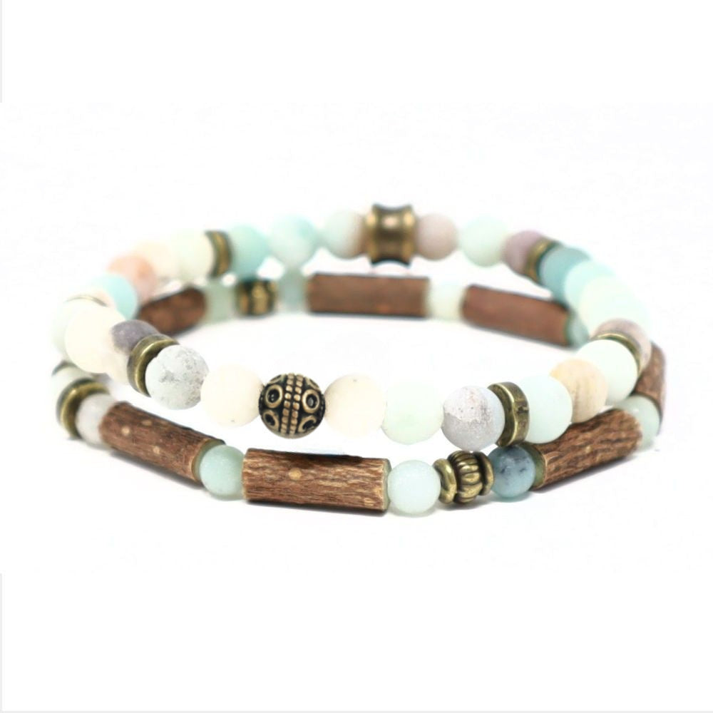 X02 | Bracelets avec amazonite