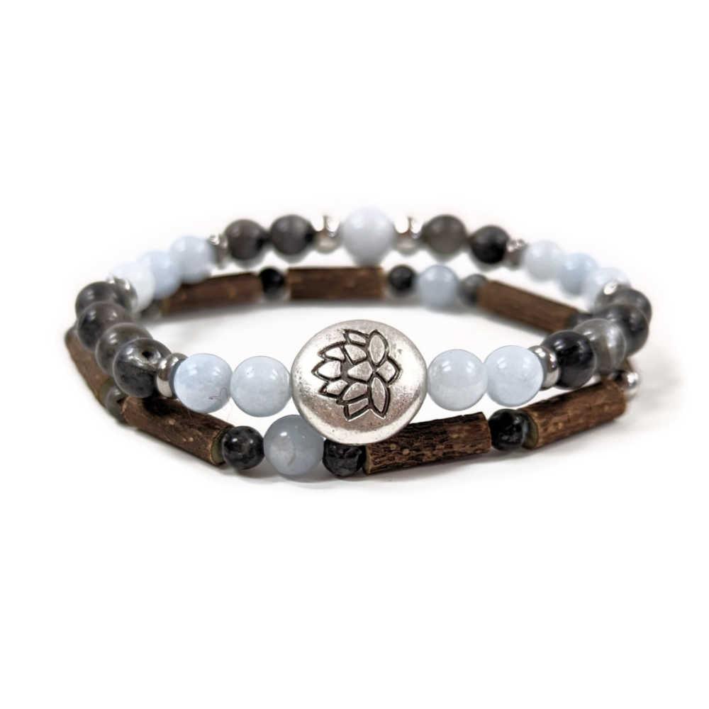 26 | Aquamarine & Labradorite - Pur Noisetier | Pure Hazelwood