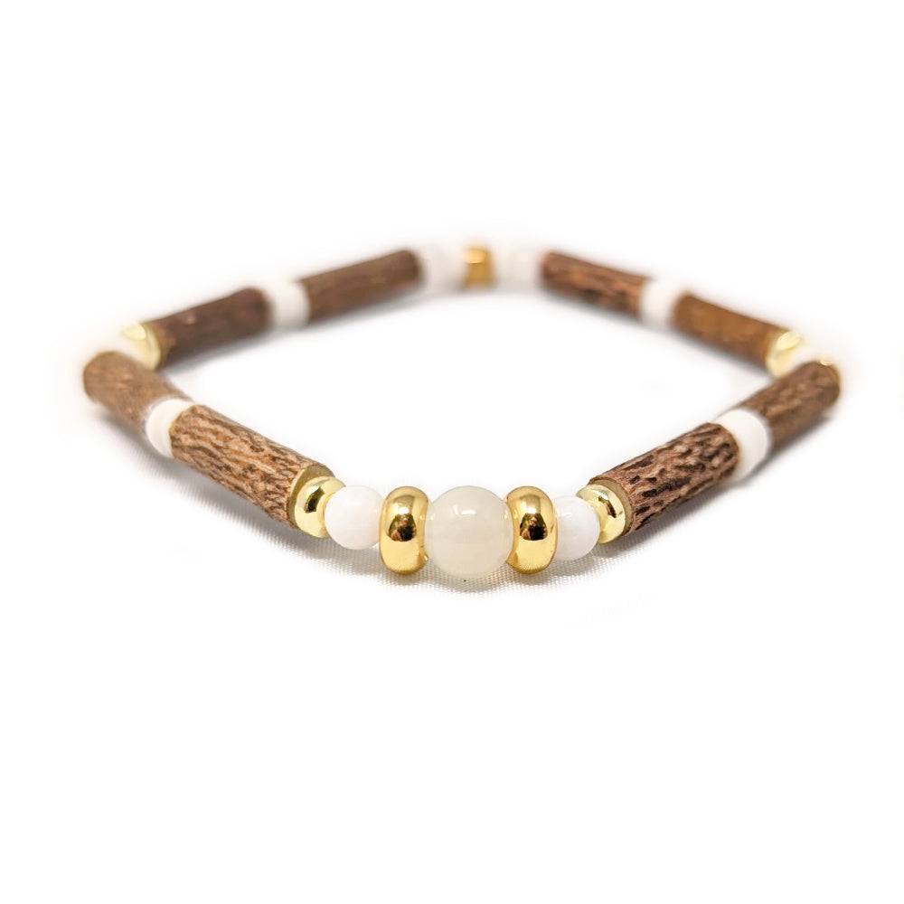 *LAST CHANCE* X28 | Moonstone & Golden Moon Bracelets
