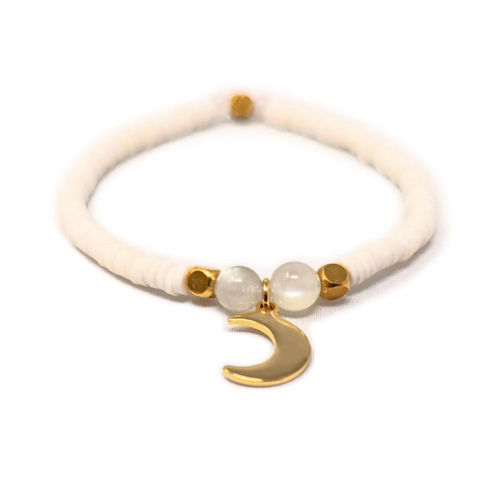 *LAST CHANCE* X28 | Moonstone & Golden Moon Bracelets