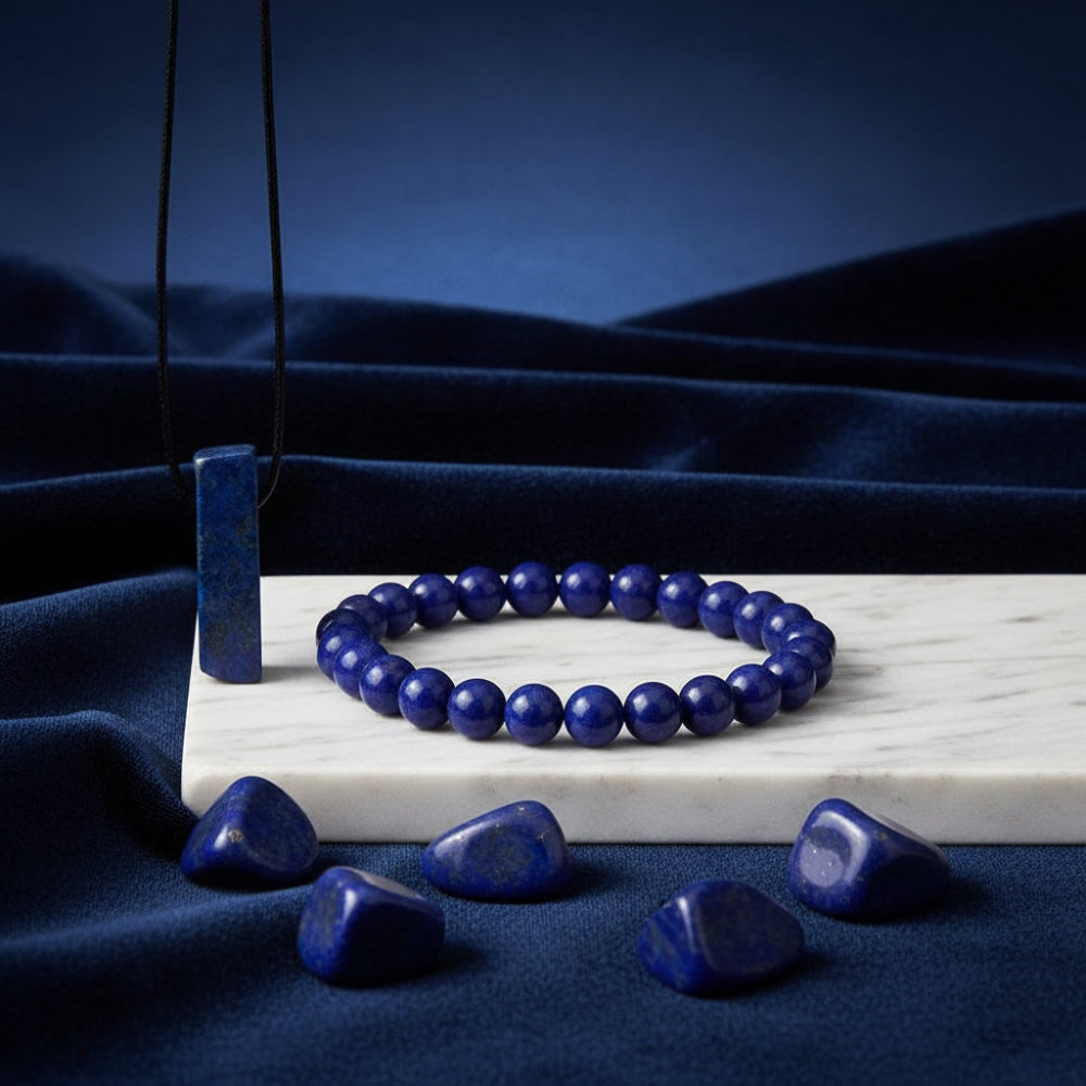 MS01 | Men’s Stretch Bracelet and Pendant Necklace Set