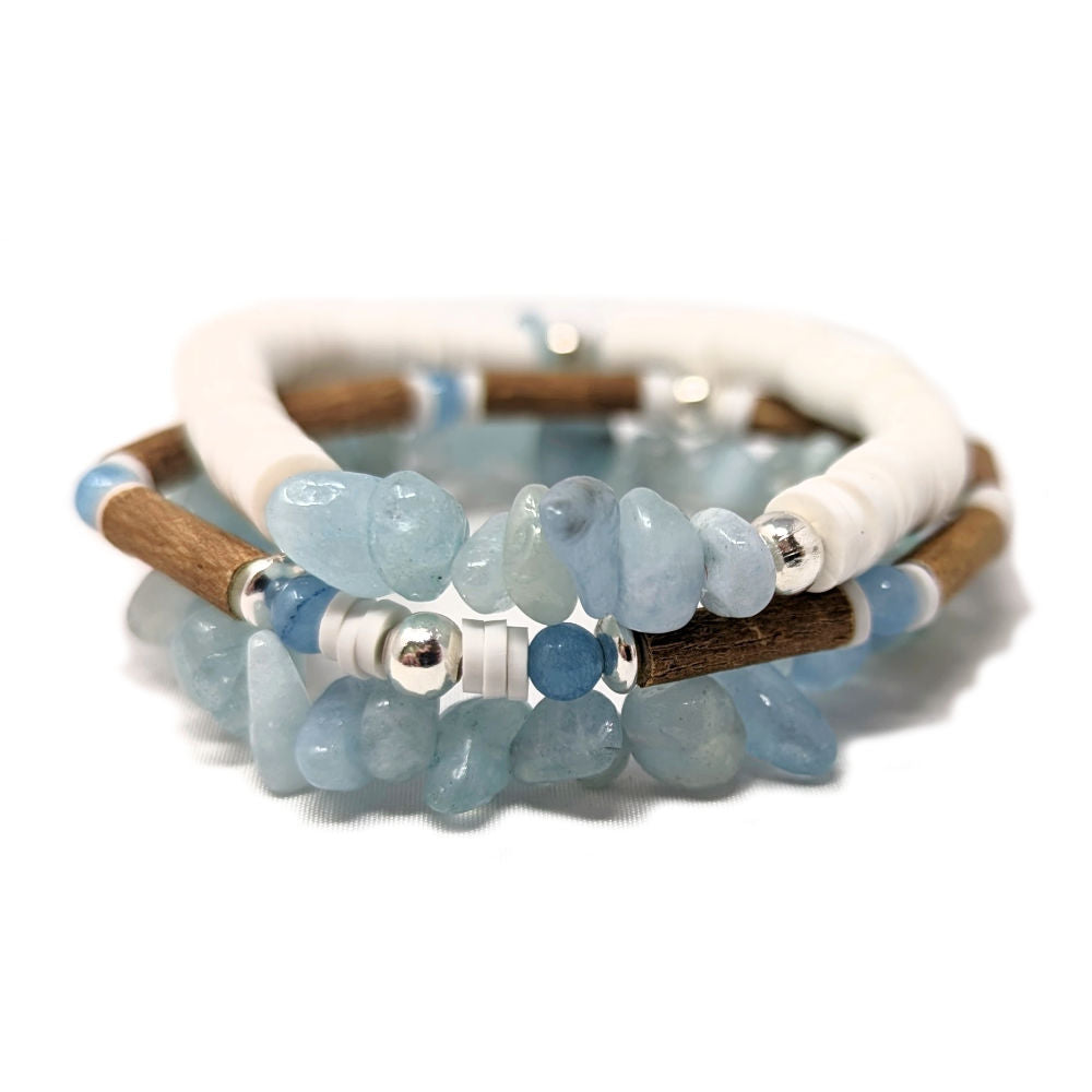 *LAST CHANCE* X30 | Aquamarine Bracelets