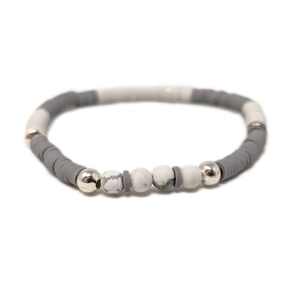 *LAST CHANCE* X34 | Picasso Jasper & White Howlite Bracelets