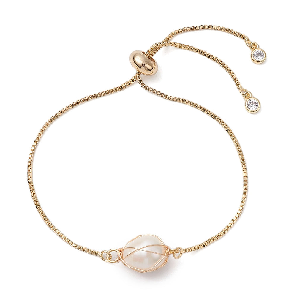*LAST CHANCE* X20 | Freshwater Pearl Golden Bracelets