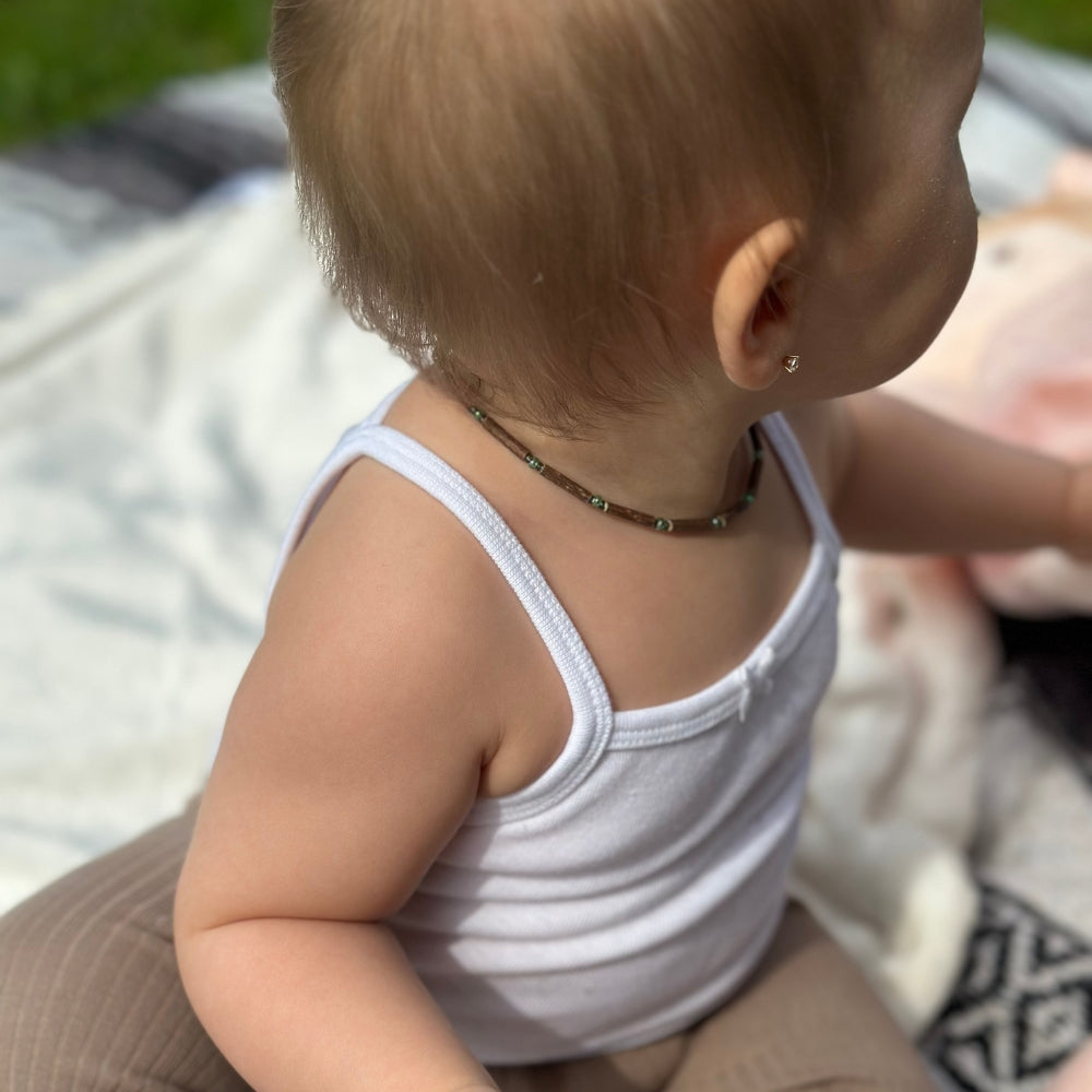 Baby Teething Necklace With Safe Clasp