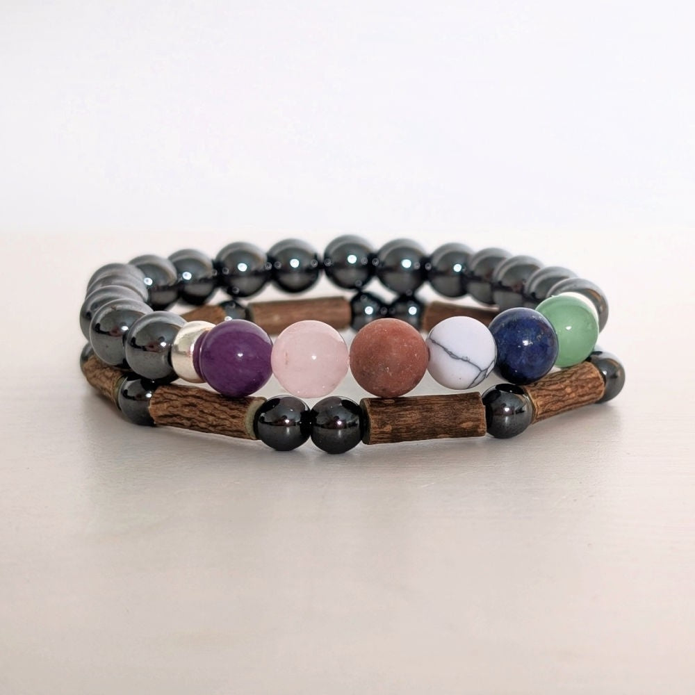 X61XL | Ensemble de bracelets ANXIÉTÉ 8 mm