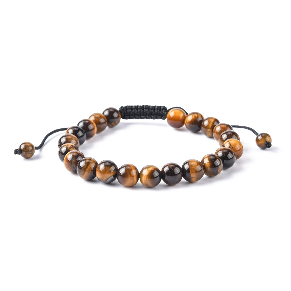 *DERNIÈRE CHANCE* X36 | Bracelets diffuseurs avec œil de tigre et pierres de lave