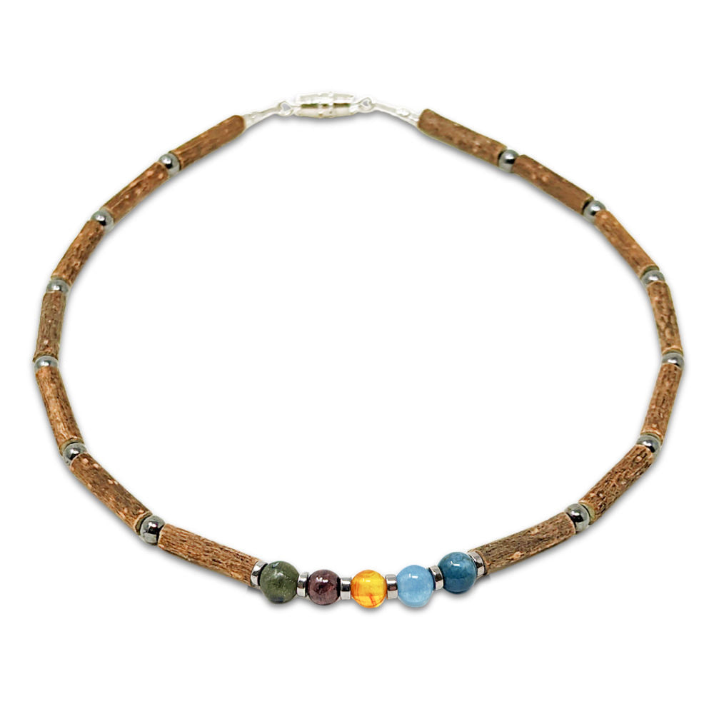 B76 | Collier bébé PROPRETÉ en bois de noisetier