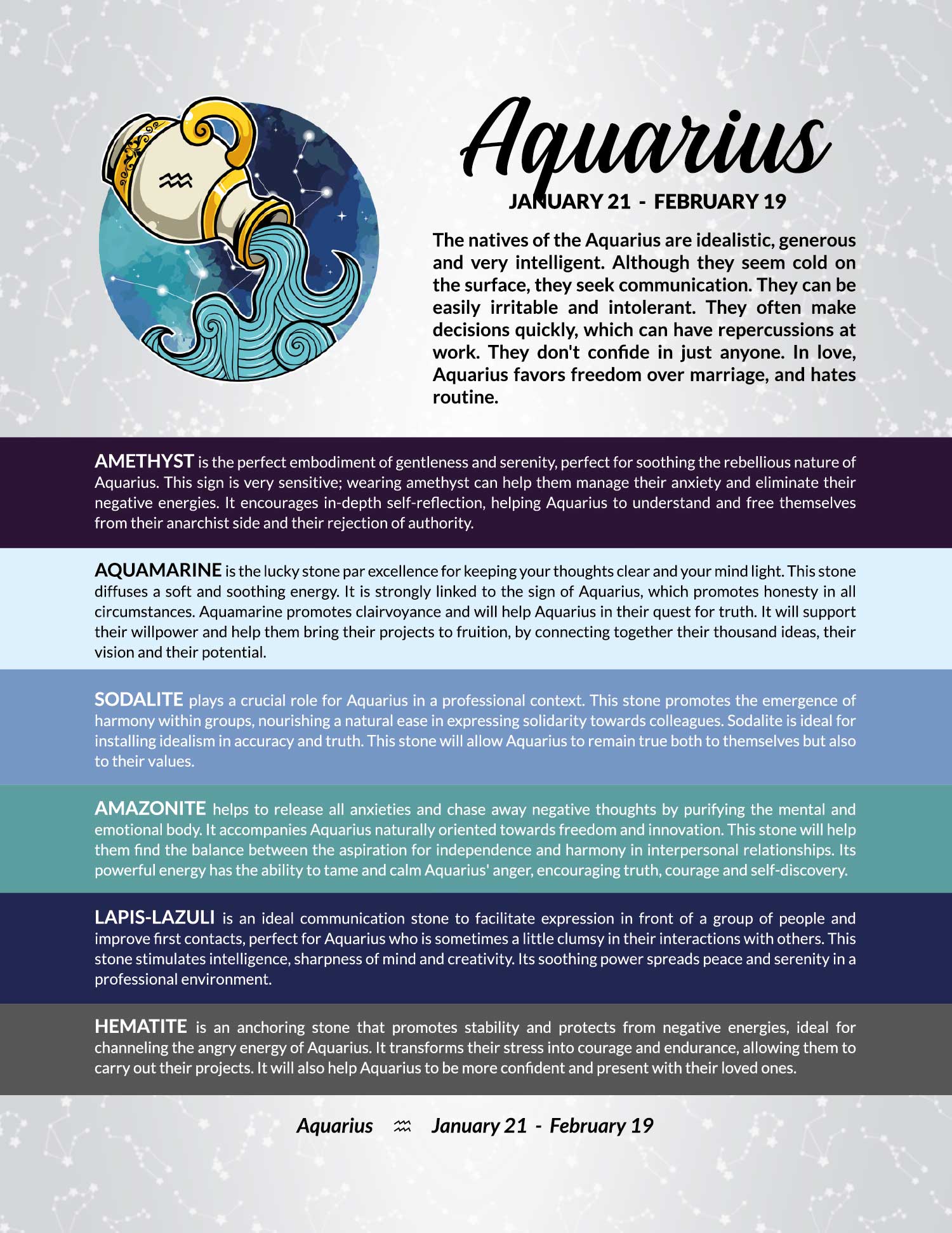H11 | AQUARIUS Baby & Toddler Necklace (0-4 Years)