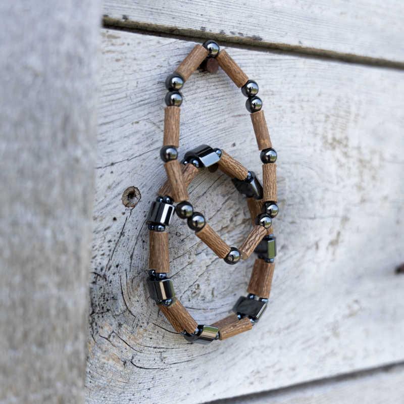 X61 | ANXIETY 6mm Bracelet Set For Women - Pur Noisetier | Pure Hazelwood