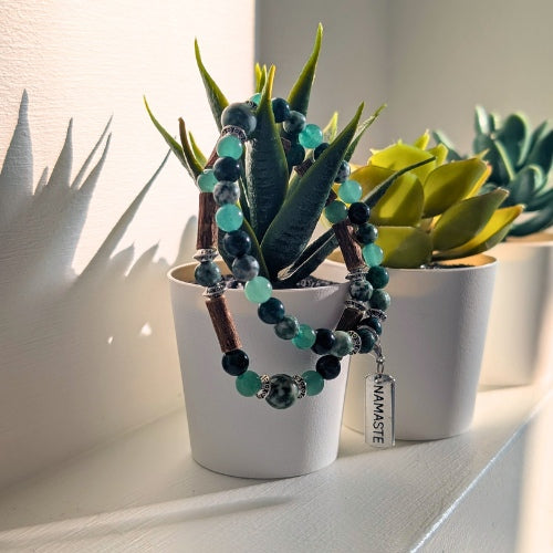X52 | Namaste Tree Agate & Aventurine Bracelets
