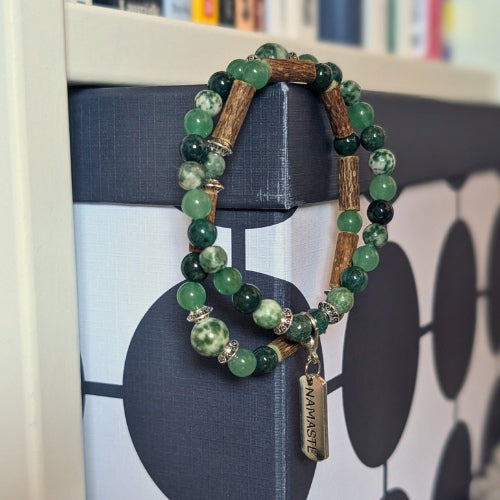 X52 | Namaste Tree Agate & Aventurine Bracelets