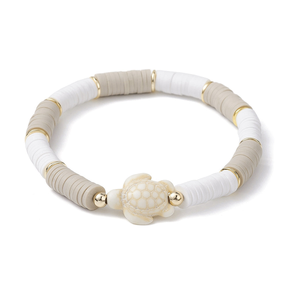 XX02 | Howlite sea turtle bracelet Set