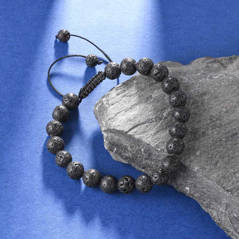 *DERNIÈRE CHANCE* X36 | Bracelets diffuseurs avec œil de tigre et pierres de lave