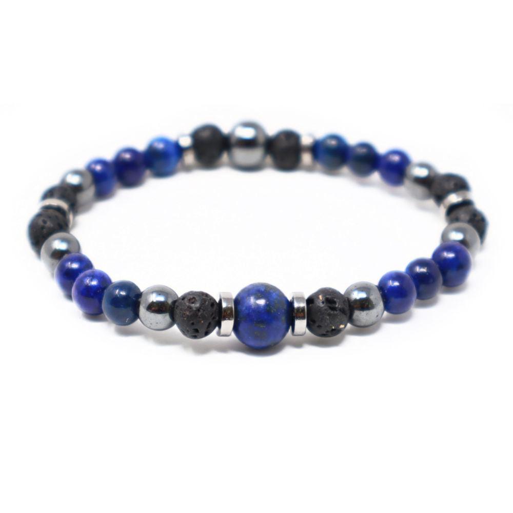 24 | Lapis-Lazuli & Hematite - Pur Noisetier | Pure Hazelwood