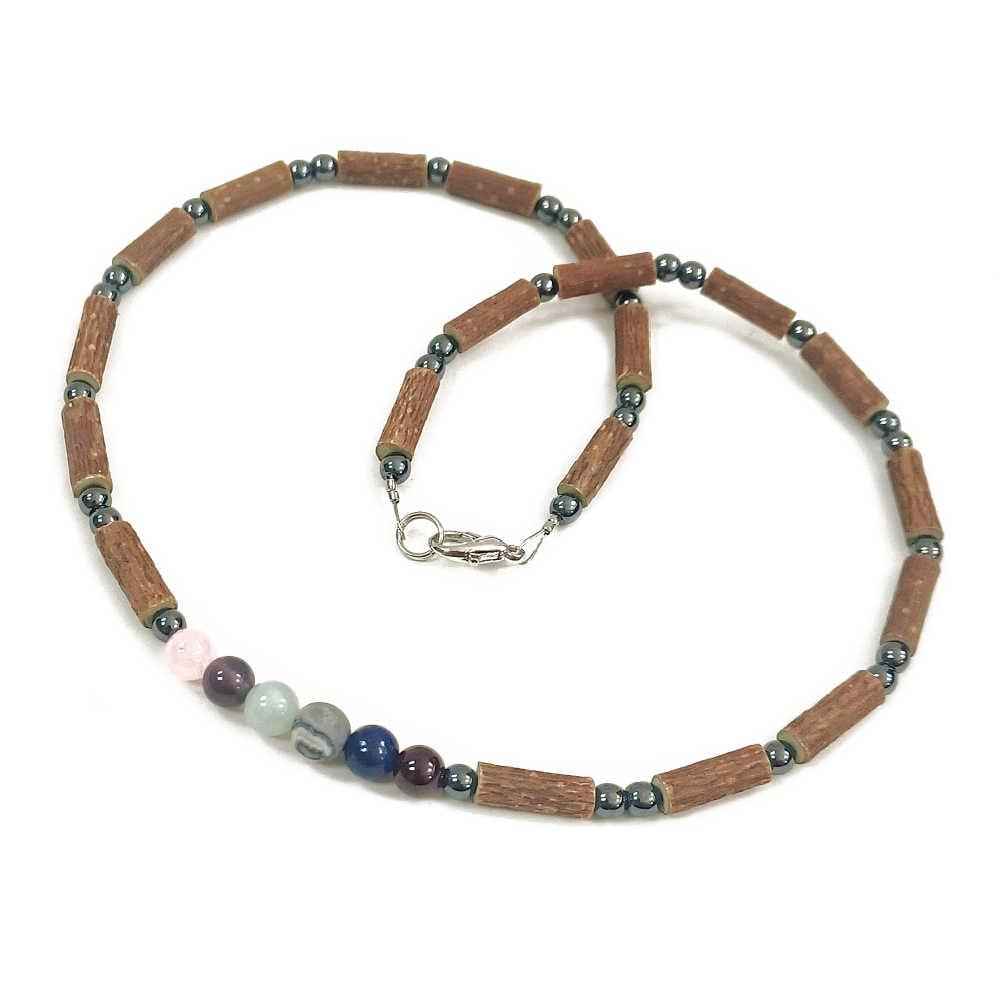 A72 | CIRCULATION Hazel Wood Adult Necklace - Pur Noisetier | Pure Hazelwood