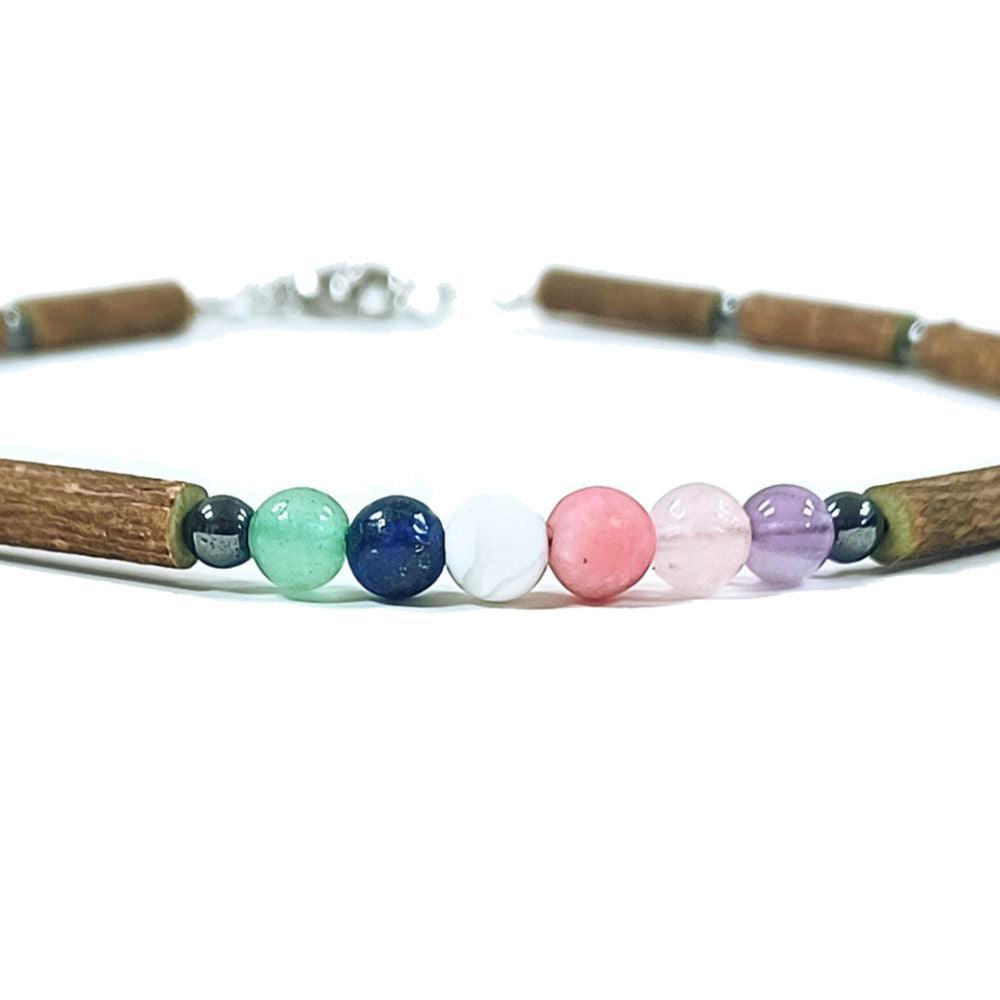 C61 | ANXIETY Hazel Wood Ankle Bracelet - Pur Noisetier | Pure Hazelwood