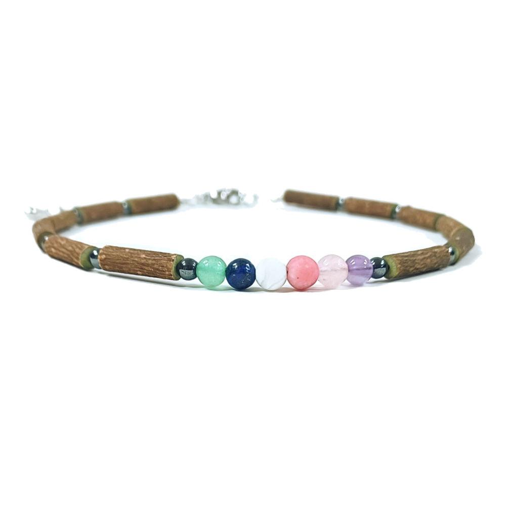 C61 | ANXIETY Hazel Wood Ankle Bracelet - Pur Noisetier | Pure Hazelwood