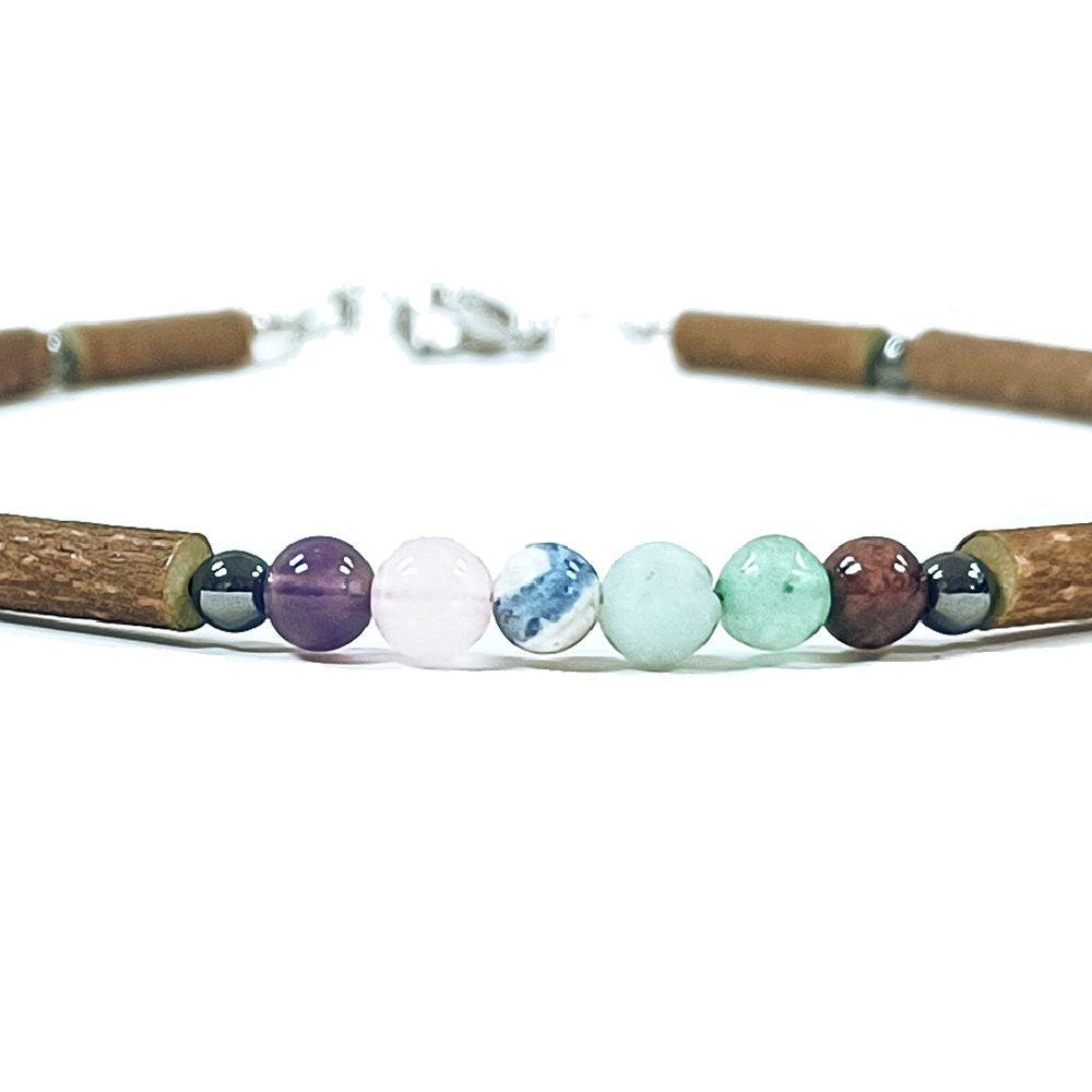 C63 | SKIN Hazel Wood Ankle Bracelet - Pur Noisetier | Pure Hazelwood