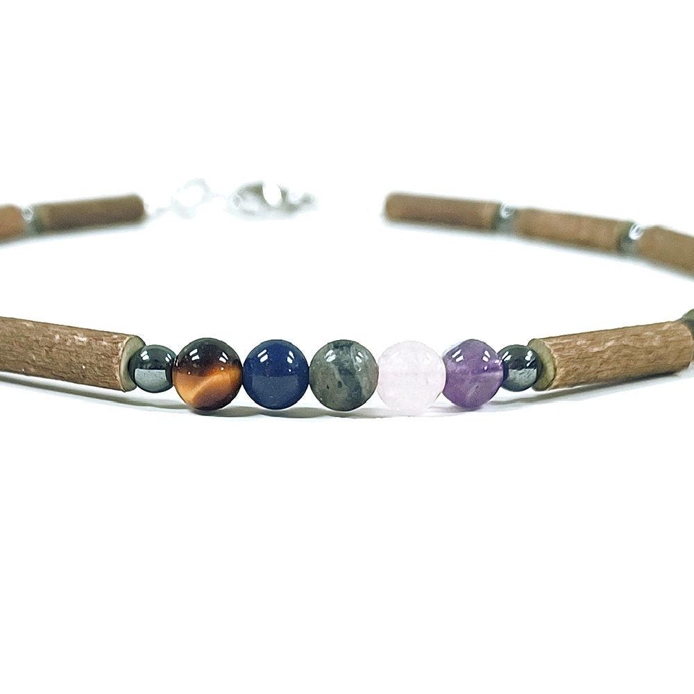 C66 | FOCUS Hazel Wood Ankle Bracelet - Pur Noisetier | Pure Hazelwood