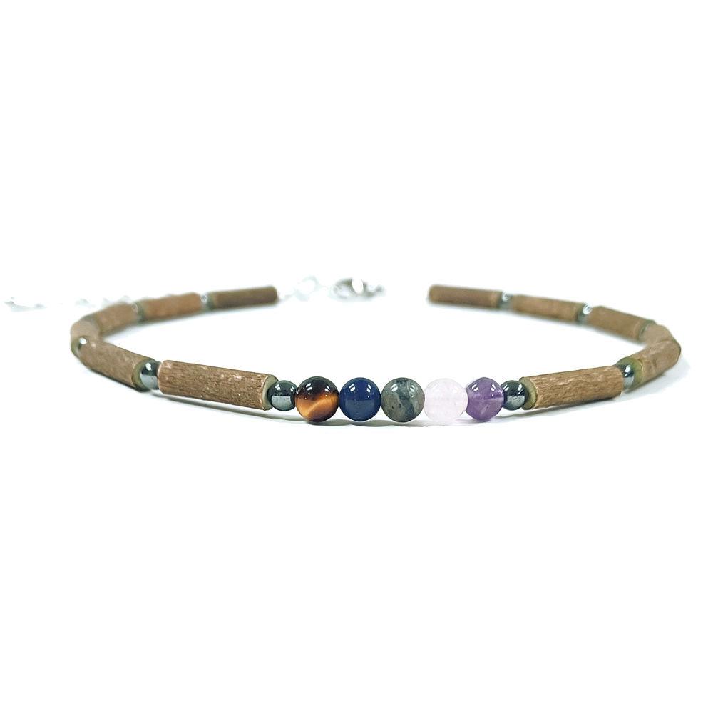 C66 | FOCUS Hazel Wood Ankle Bracelet - Pur Noisetier | Pure Hazelwood