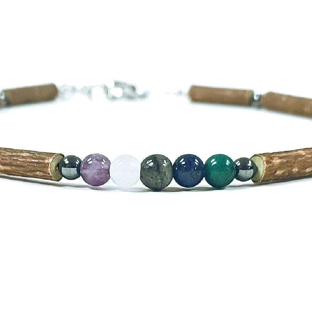 C70 | MIGRAINES Hazel Wood Anklet - Pur Noisetier | Pure Hazelwood