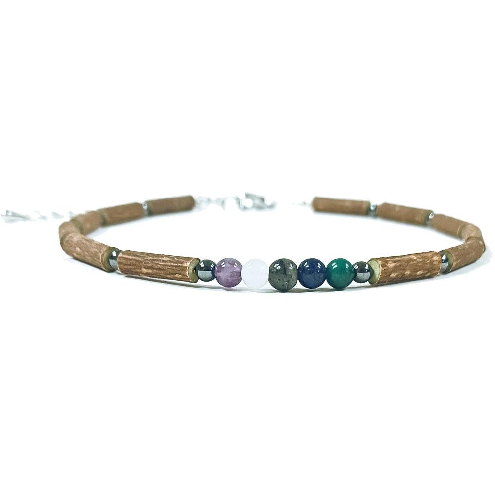 C70 | MIGRAINES Hazel Wood Ankle Bracelet - Pur Noisetier | Pure Hazelwood