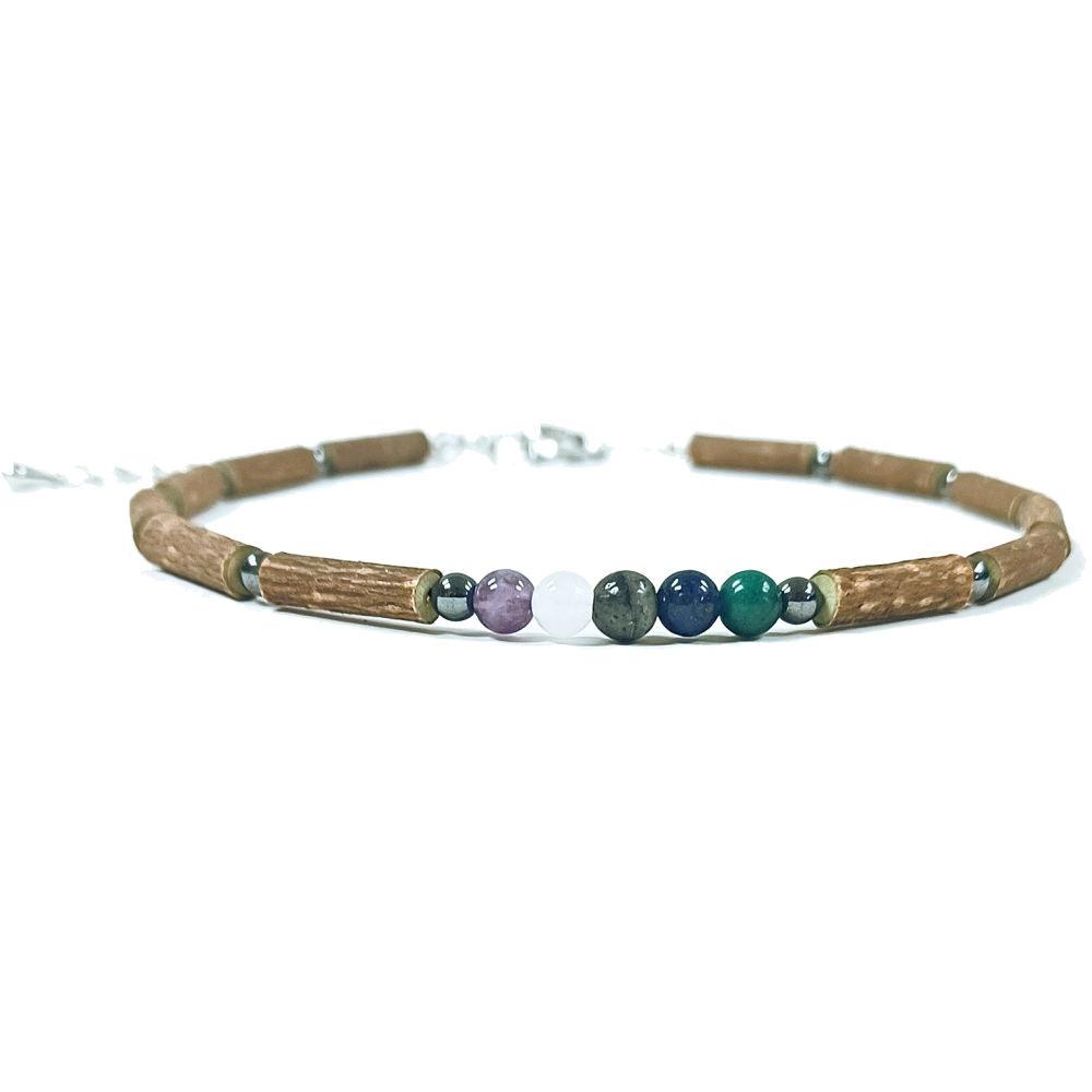 C70 | MIGRAINES Hazel Wood Anklet - Pur Noisetier | Pure Hazelwood