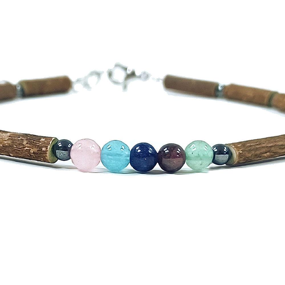 C71 | SEXUALITY Hazel Wood Ankle Bracelet - Pur Noisetier | Pure Hazelwood