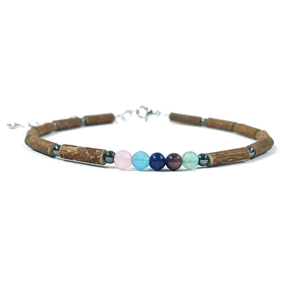 C71 | SEXUALITY Hazel Wood Ankle Bracelet - Pur Noisetier | Pure Hazelwood