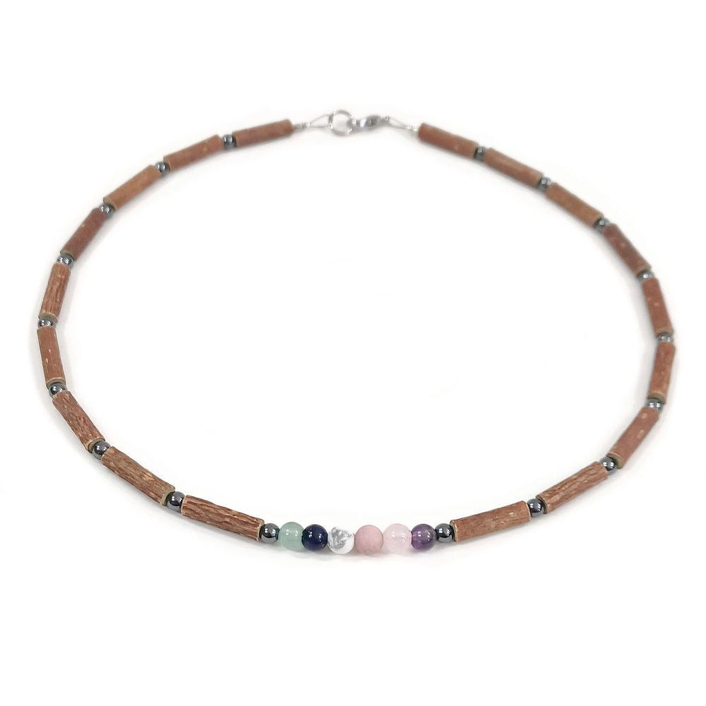 E61 | ANXIETY Hazel Wood Kid Necklace - Pur Noisetier | Pure Hazelwood