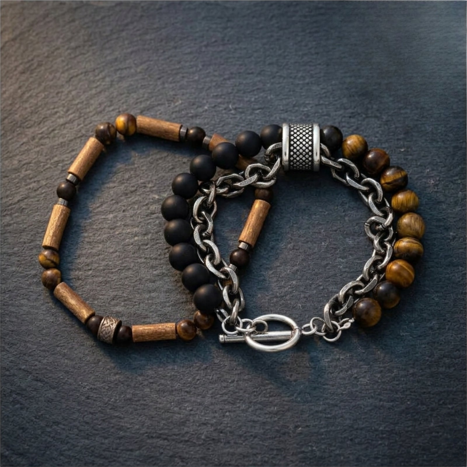 X53 | Tiger Eye Bracelet Set