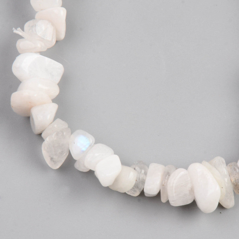 S86 | Moonstone Natural Chip Stone Bracelet