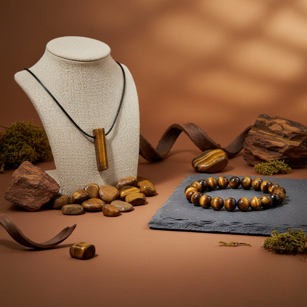 MS01 | Men’s Stretch Bracelet and Pendant Necklace Set