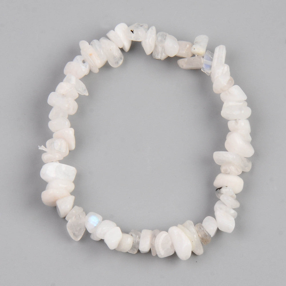 S86 | Moonstone Natural Chip Stone Bracelet