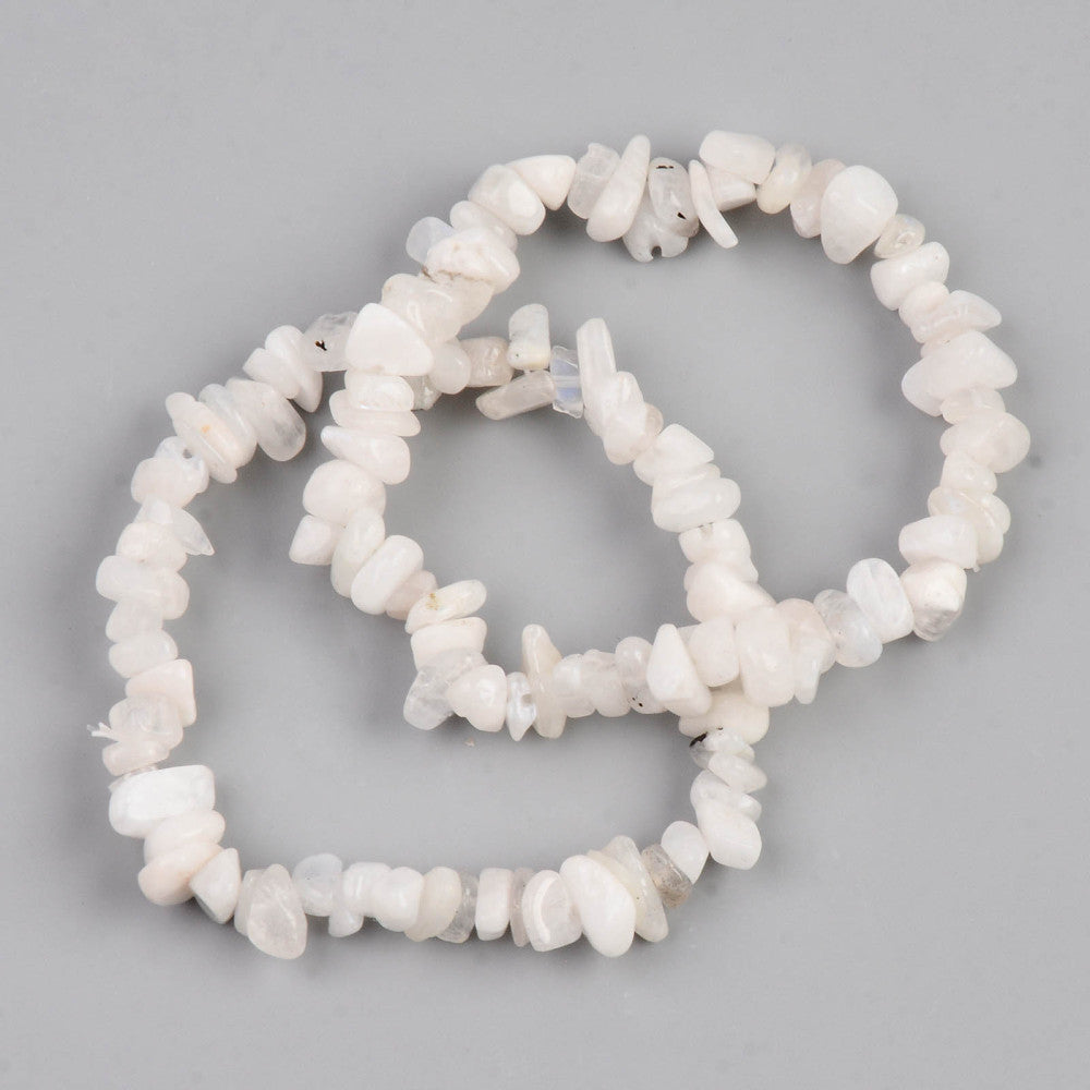 S86 | Moonstone Natural Chip Stone Bracelet