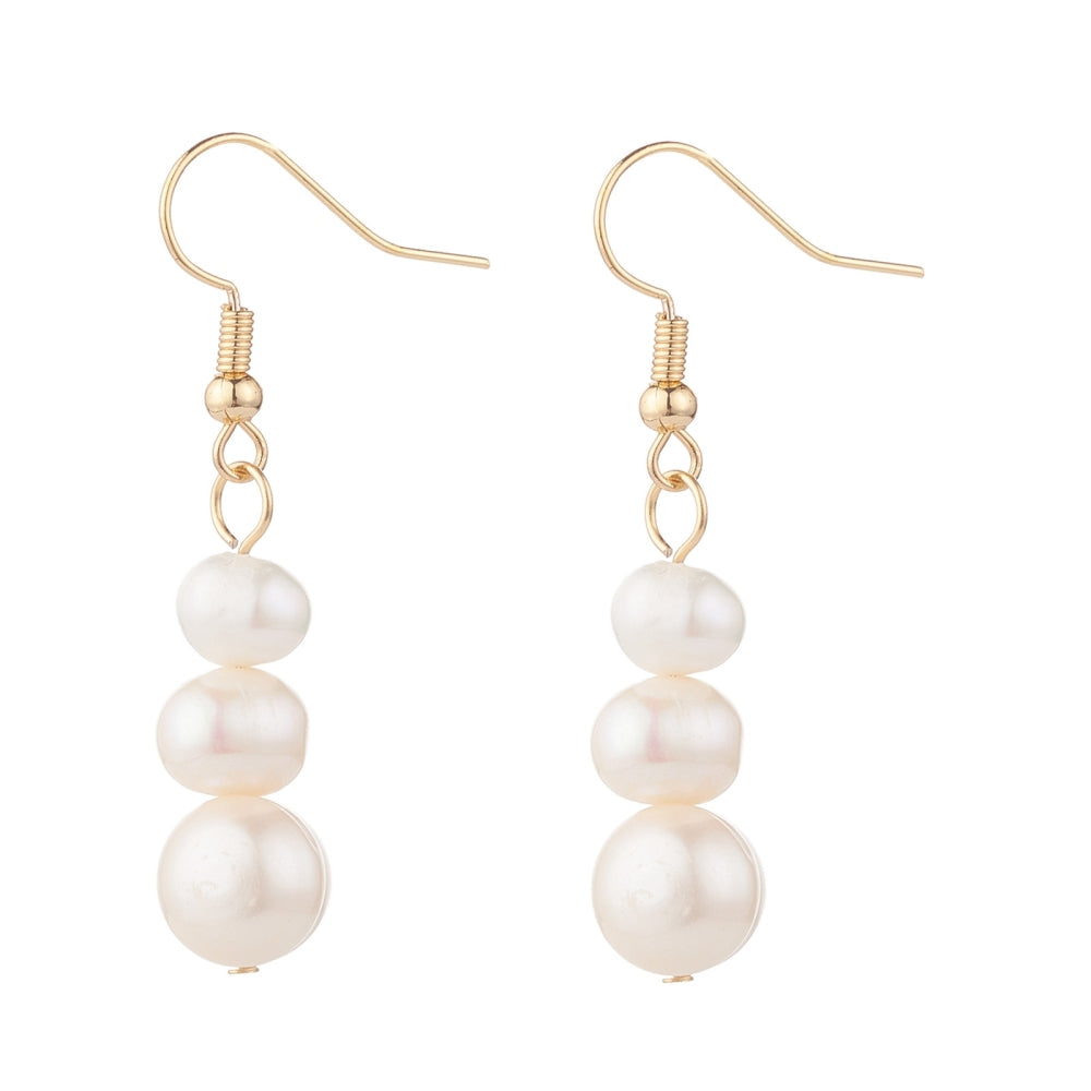 Boucles D'oreilles Pendantes Dorées Avec Perle Cornaline - Naturosphère - Neuf Avec étiquettes