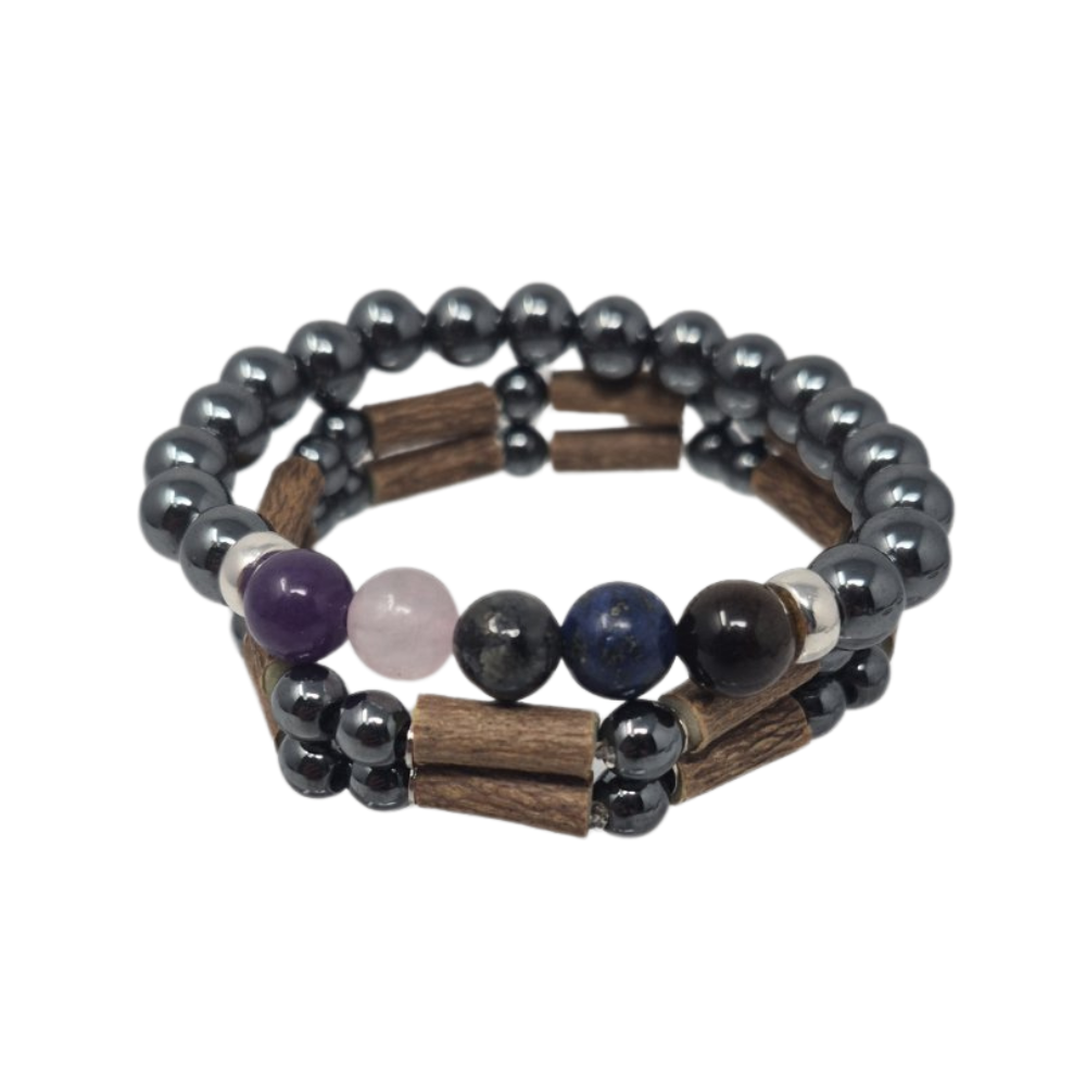 X66 | Ensemble de bracelets 6mm CONCENTRATION