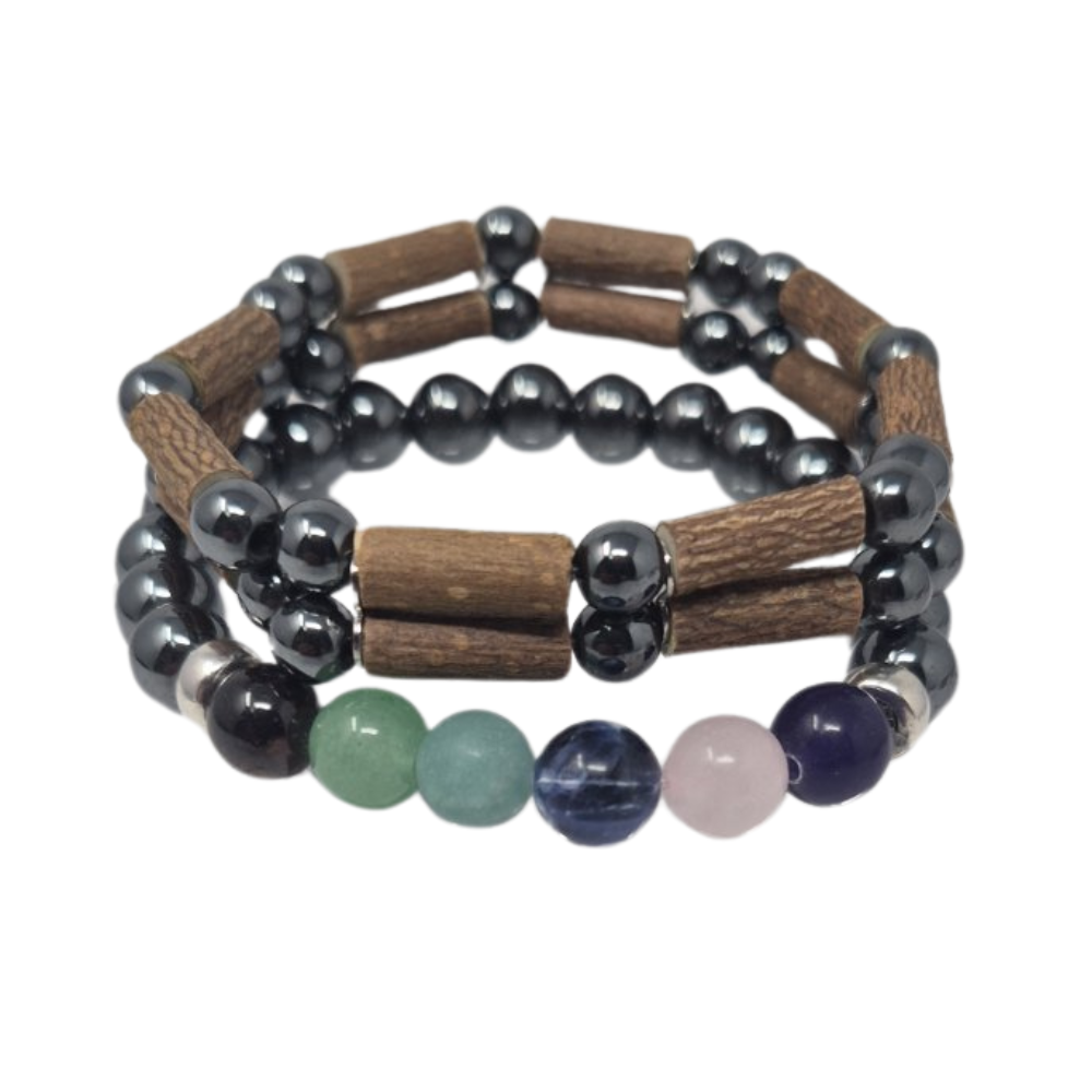 X63 | Ensemble de bracelets 6mm PEAU