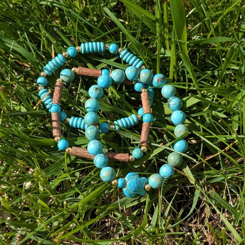X30 | Turquoise Turtle Bracelet Trio