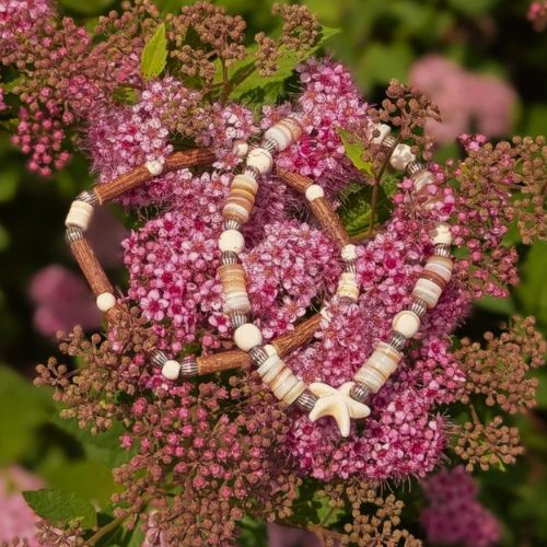X37 | Howlite Starfish Silver Bracelets