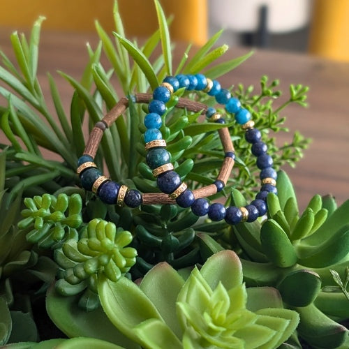 X47 | Lapis Lazuli & Apatite Bracelets