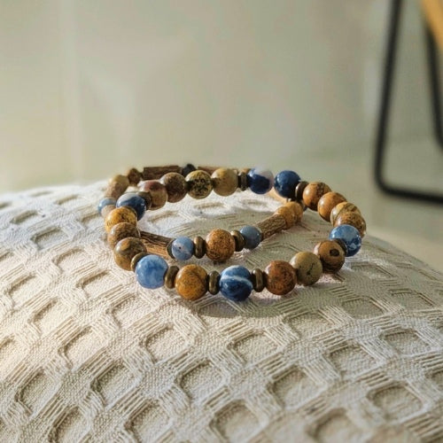X48 | Sodalite & Picture Jasper Bracelets