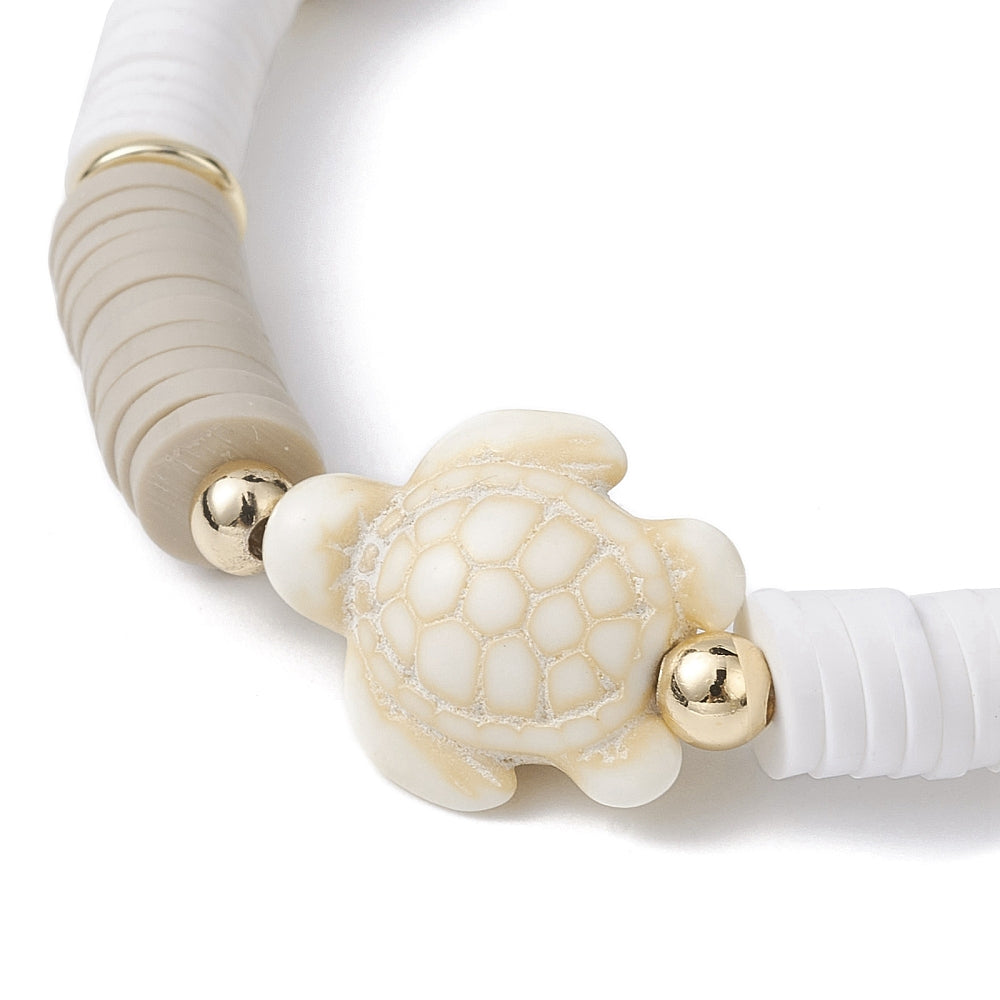 33 | Gold & howlite sea turtle