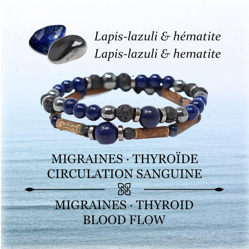 24 | Lapis-Lazuli & Hematite - Pur Noisetier | Pure Hazelwood