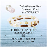 10 | Freshwater Pearls & White Quartz - Pur Noisetier | Pure Hazelwood