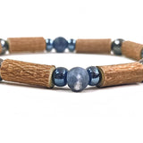 S18 | Hazel wood, sodalite & hematite - Pur Noisetier | Pure Hazelwood